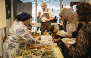 eten aan tafel