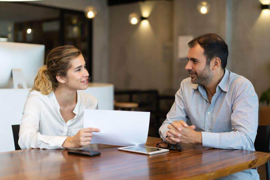 In gesprek over werk