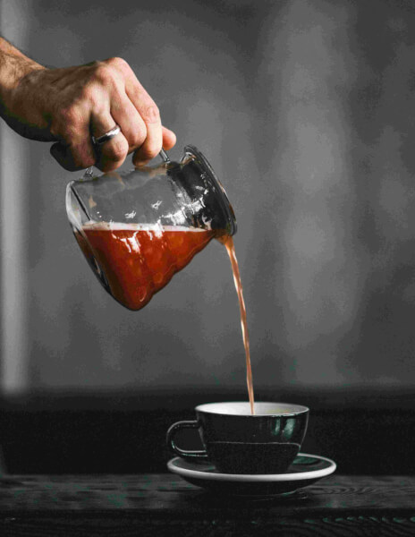Koffie inschenken