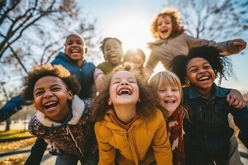 groepje kinderen